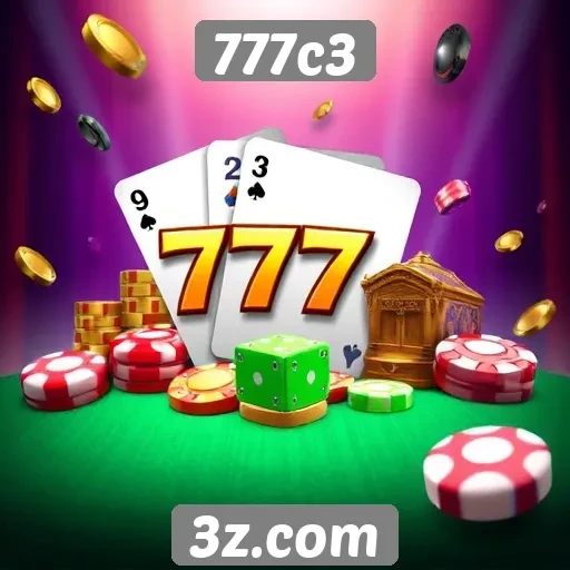 777c3 oferece variedade de jogos de cassino online