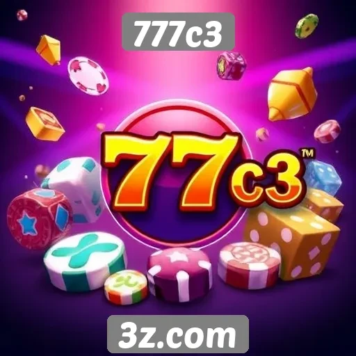 Variedade de jogos disponíveis no 777c3